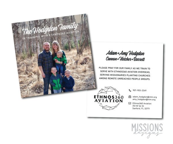 Script Title Prayer Card