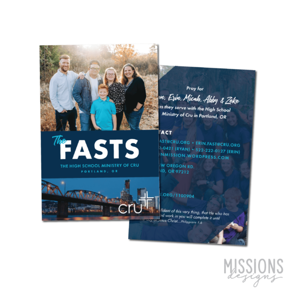 Fasts Missionary Prayer Card